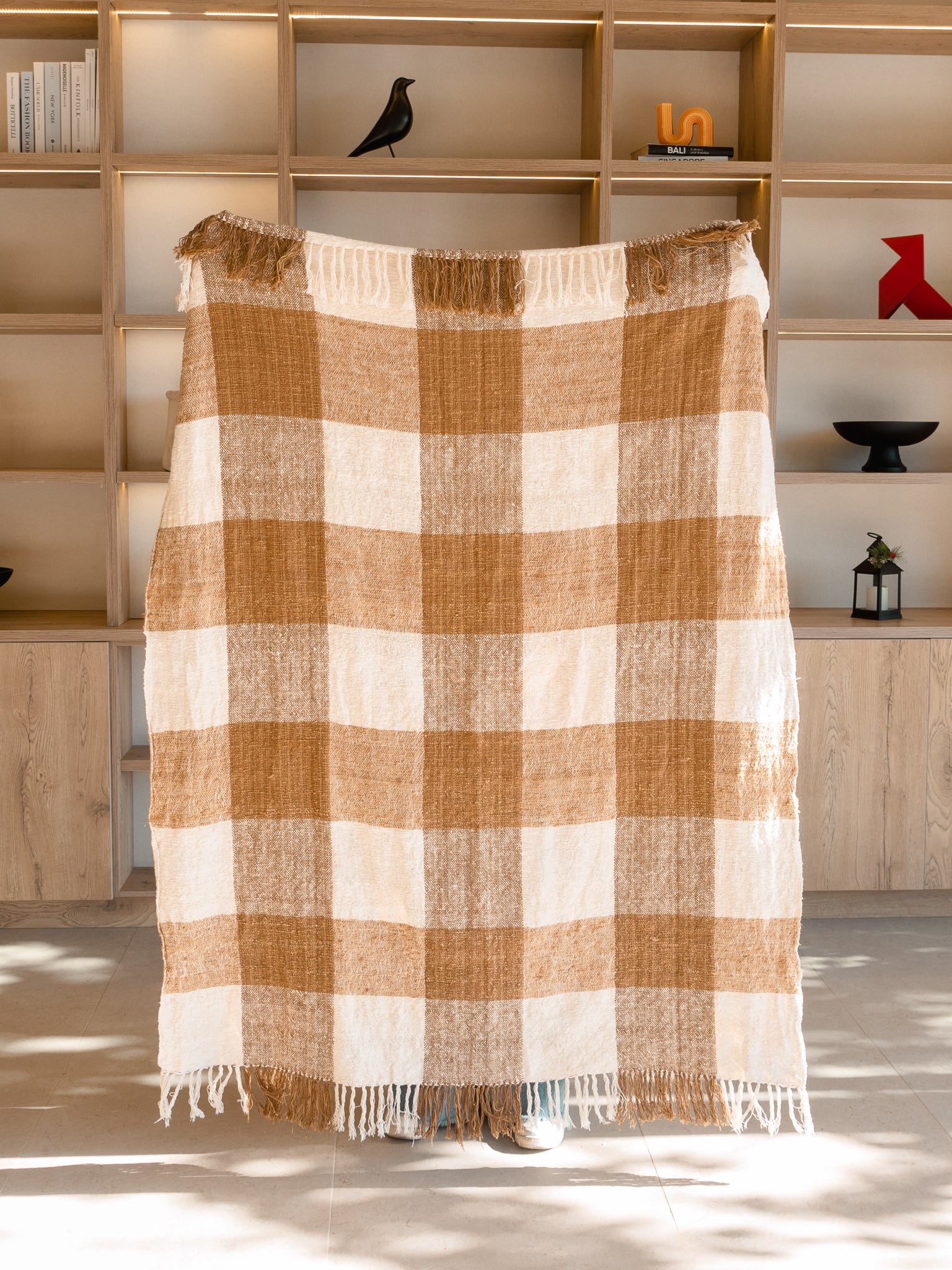 Honey Cotton Woven Blanket