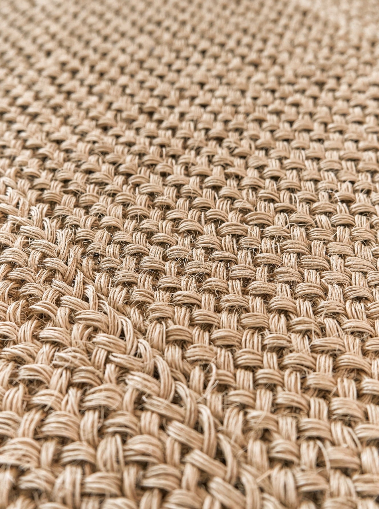 Handwoven Sand Rug with Border